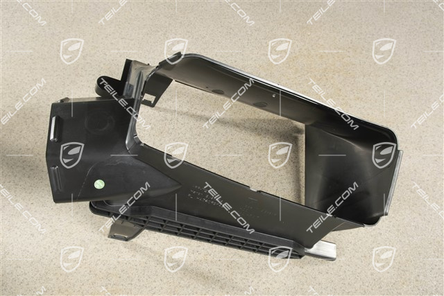 Air guide for charge air cooler, L