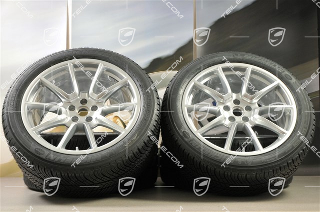 20" "Macan SportDesign" koła zimowe, komplet, felgi 9J x 20 ET26 + 10J x 20 ET19, opony zimowe Michelin Latitude Alpin 2 265/45 R 20 + 295/40 R 20, z czujnikami ciśnienia RDK