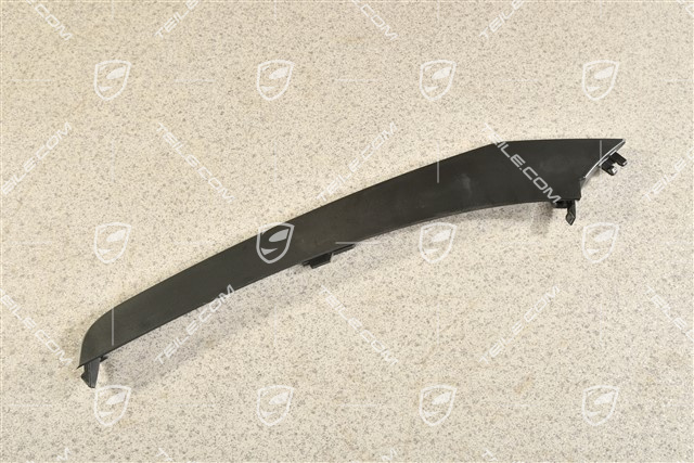 Lamelka / blenda kratki zderzaka, czarna, L