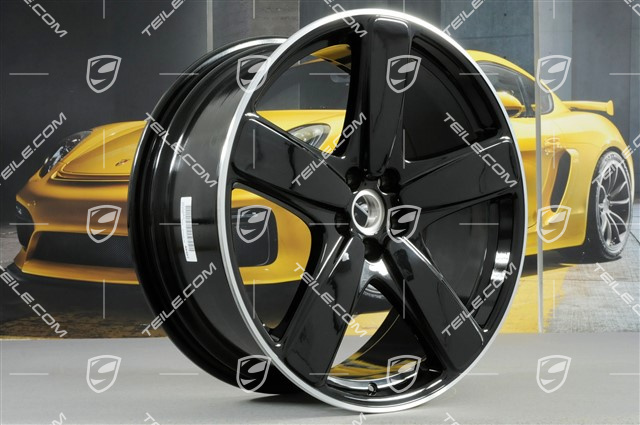 21" Sport Classic Felgensatz, 9J x 21 ET26 + 10J x 21 ET19, in Schwarz