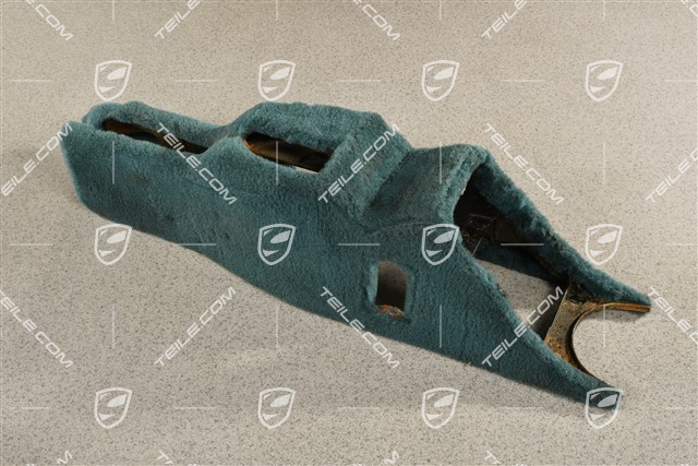 Centre console / tunnel, lower part, cloth, Nephrite green