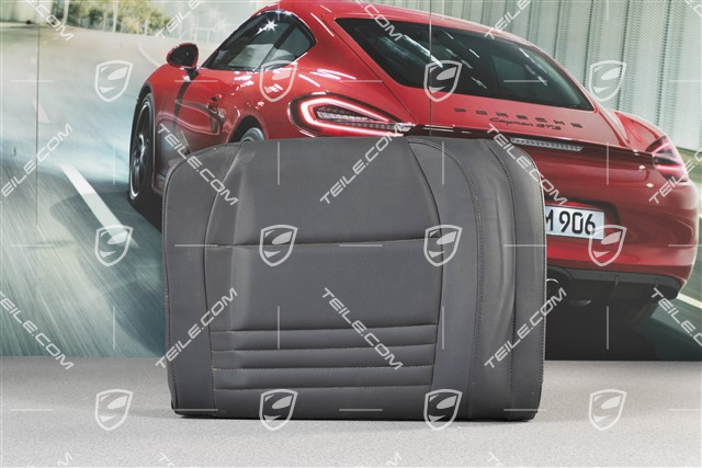 Back seat backrest, Rear, Leatherette, Metropole blue, Convertible, R
