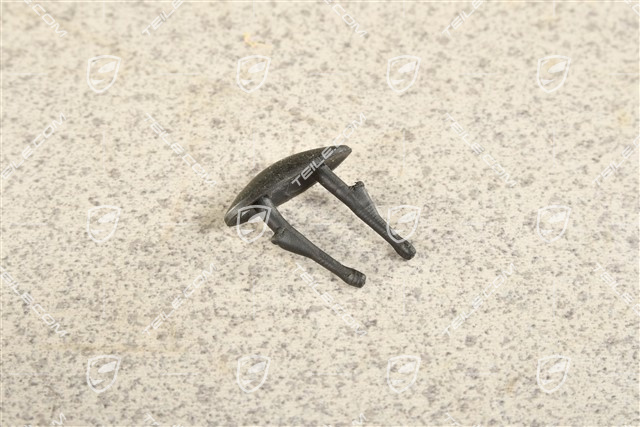 Abstuetzung / Anschlagpuffer für Sonnenblende, Schwarz, L=R