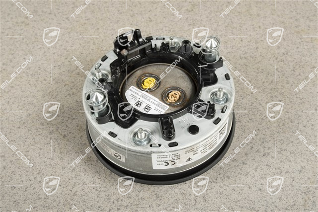 Poduszka bezpieczeństwa / Airbag, kierownicy, skóra, Czarny