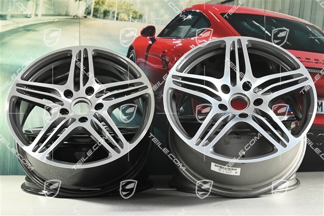 19" Komplet felg TURBO I, przód 8J x 19 ET57 + tył 9,5J x 19 ET46