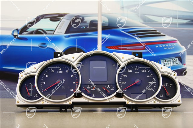 Instrument cluster, Cayenne S V8 4,5L 250KW, mph, USA Version