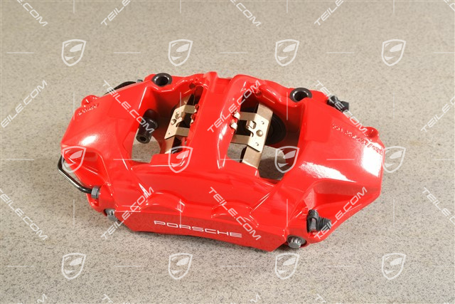 Zacisk hamulcowy, czerwony, tylna oś, L