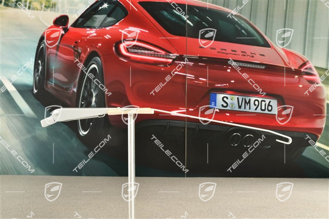 Scheibenwischerarm Wischerarm, Fahrerseite, Silber, L