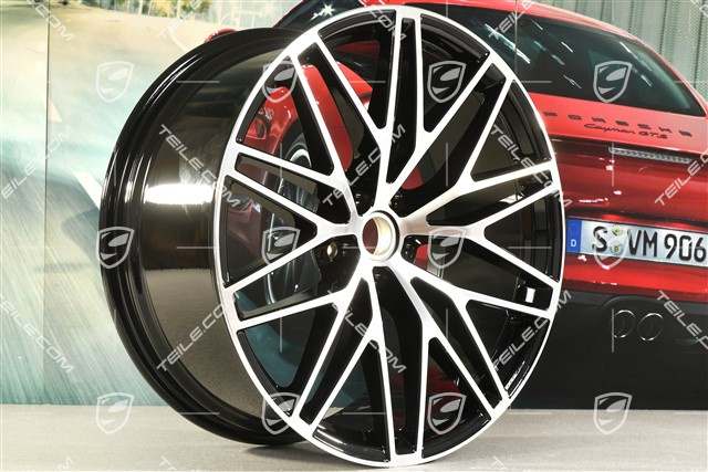 21" Felga RS-Spyder Design II, 9,5J x 21 ET27, czarny wysoki połysk