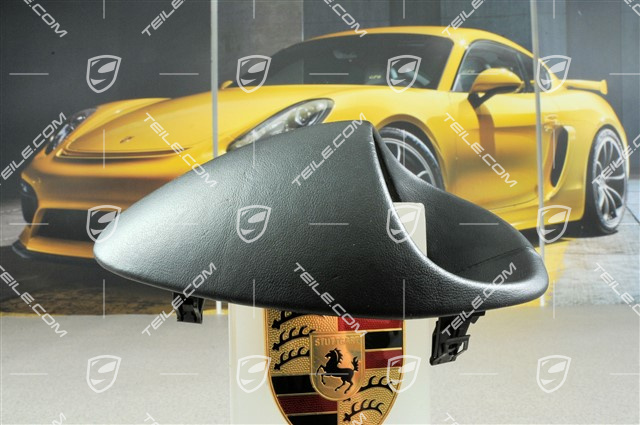 Osłona, część górna, skóra czarna