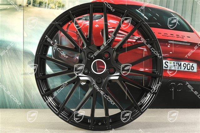 22" RS Spyder Felge, Front, 10J x 22 ET48, Schwarz-Seidenmatt