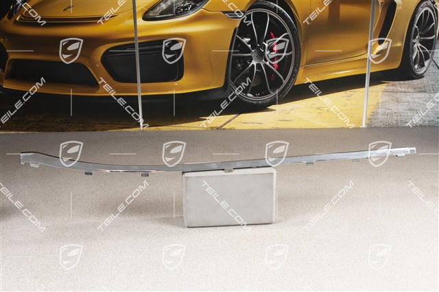 Listwa ozdobna progu, Chrom, Wersja wydłużona, tylna, L