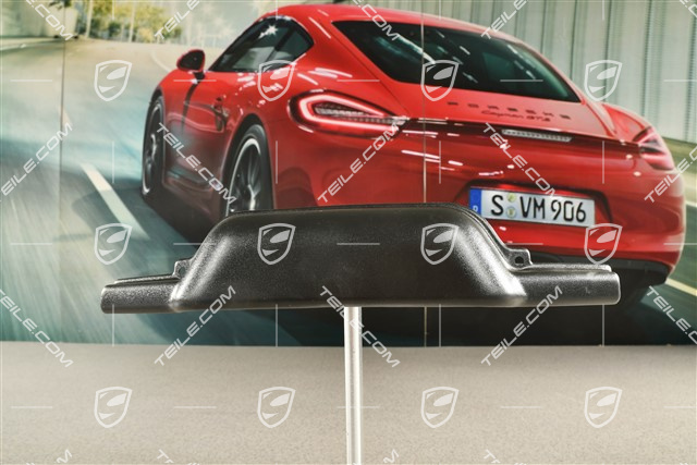 Front seat lower cover for seat / satin black, L=R