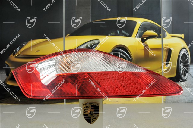 Heckleuchte, Gehäuse / ohne Lampenträger, rot/weiß, L Heckleuchte, Gehäuse / ohne Lampenträger, rot/weiß, L