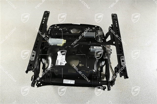 Seat-Cushion Frame / adjuster, electro adjustable, incl. electric motor / engine, L