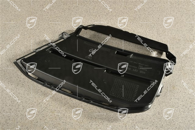 Air duct closed, black, L