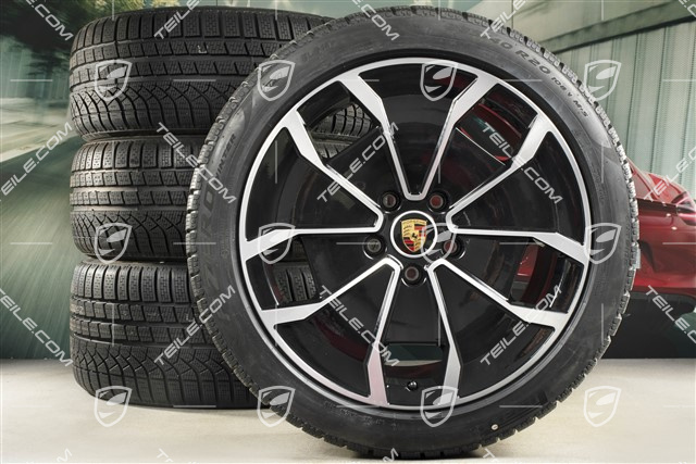 20-inch Turbo Aero Design, winter wheel set, rims 9J x 20 ET54 + 11J x 20 ET60 + NEW Pirelli winter tyres 245/45 R20 + 285/40 R20