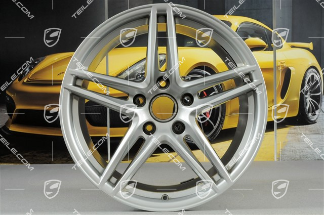 19" Felge Carrera VI, 11J x 19 ET56, Brilliantsilber