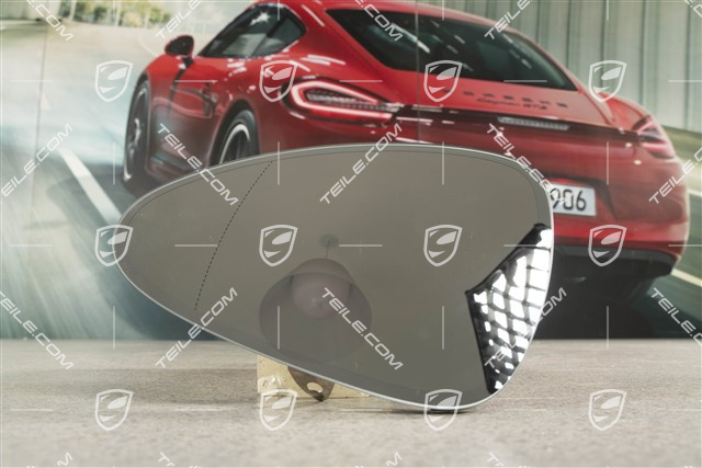 Spiegelglas, autom. abblendbarer Außenspiegel, asphärisch, LL/L