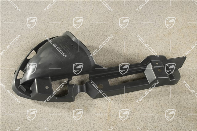 Air duct / guide / 3,0L 4,2L, Diesel, Satin black, L