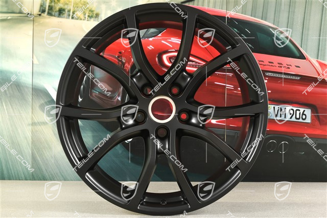 21" Felga Cayenne Exclusive Design, 9,5J x 21 ET46, czarny satynowy mat