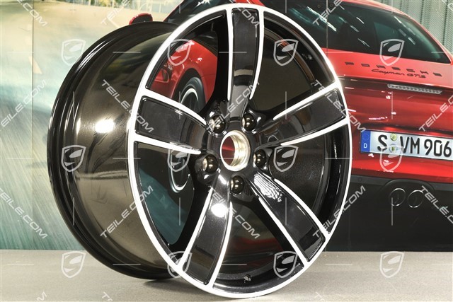 20" Felge Carrera Sport, 10,5J x 20 ET47, Tiefschwarz Metallic