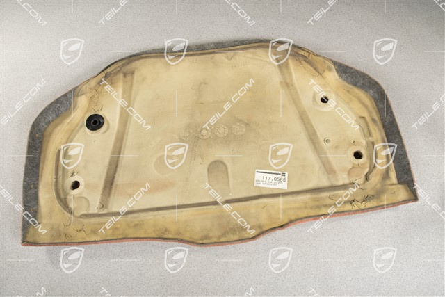 Verkleidung für Motorraumabdeckung, Boxsterrot