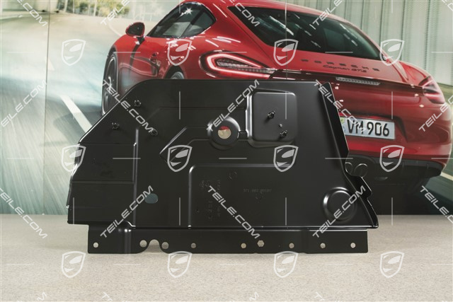 Bottom plate, lateral, metal sheet, side, L