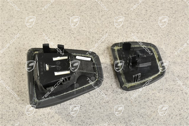 Headrest, leather Black, reinforcement USA