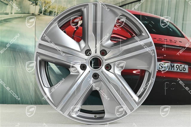 22-inch Macan Exclusive Design wheel rim set, 9J x 22 ET29 + 11J x 22 ET47
