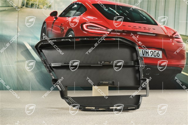 Air duct closed, black, L