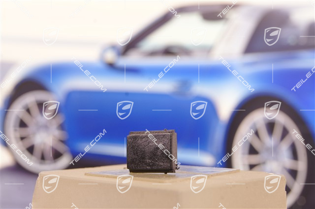 Platte, satin schwarz