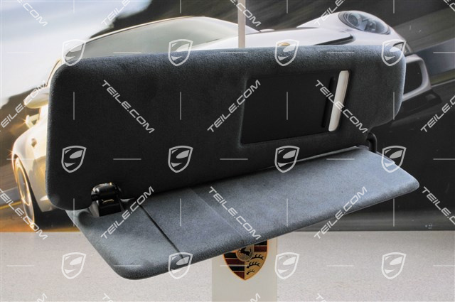 Sonnenblende Alcantara, Panorama Dach, Schwarz, L