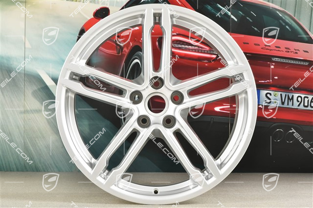 19" Felga, Turbo/Sport Design, 8,5J x 19 ET21, srebrny