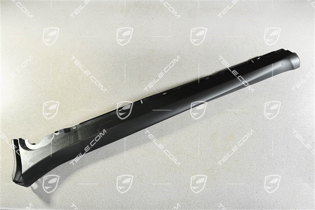 Sill cover, satin black, GTS / GT2 / GT2 RS / GT3 RS, L