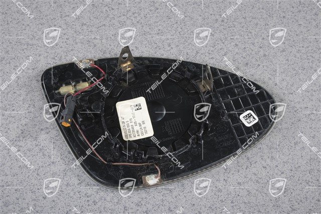 Lusterko wsteczne / drzwi, płaskie, ściemniane, podgrzewane, L