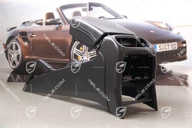 Konsola środkowa, czarna