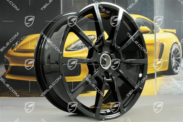 20" Felge Carrera Classic (II), 8,5J x 20 ET49, schwarz hochglanz