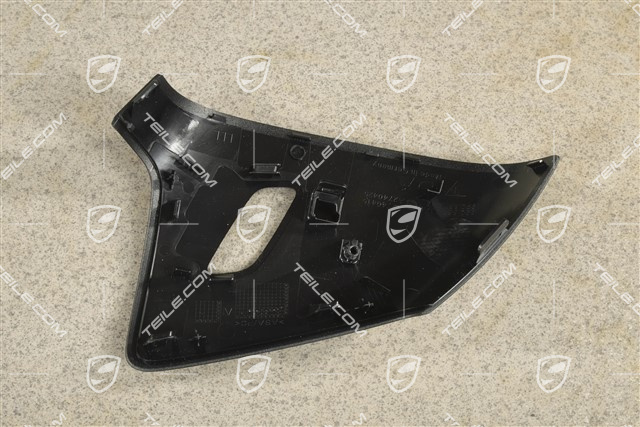 Osłona dolna lusterka, czarna / elektrycznie składane, L