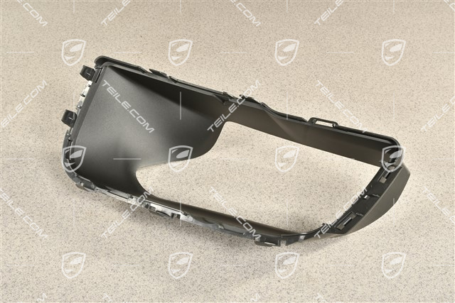 GTS / Turbo, Air duct / guide, Satin black, L