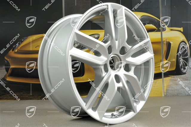 18-inch Cayenne S Facelift 2014->, 8J x 18 ET 53, Brilliant Silver