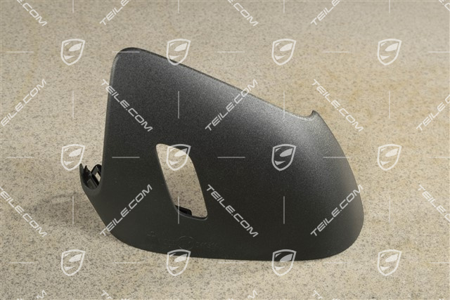 Osłona dolna lusterka, czarna / elektrycznie składane, L