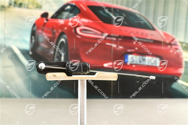 Engine lid lock cable