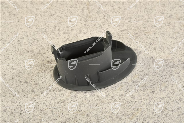 Rosette, Warnlichtschalter, Schwarz