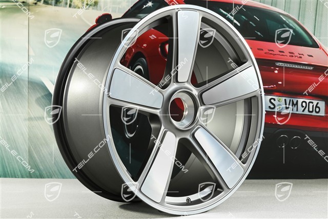 20" Felga Sport Classic, 9J x 20 ET44, ciemny srebrny satynowy półmat