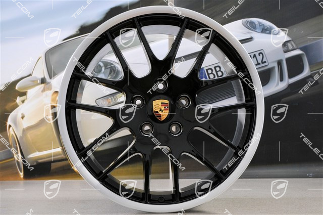 20" Felgensatz RS Spyder, 9,5 J x 20 ET 65 + 11 J x 20 ET 68, schwarz