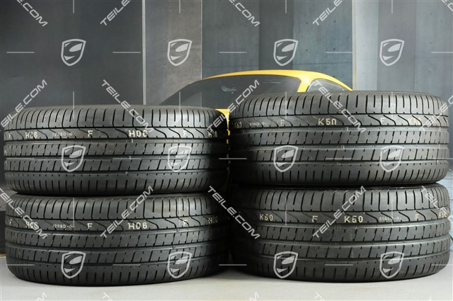 21" "Sport Classic" czane (wysoki połysk) koła letnie komplet, felgi 9J x 21 ET26 + 10J x 21 ET19, opony Pirelli PZero 265/40 R 21 + 295/35 R 21, z czujnikami ciśn.