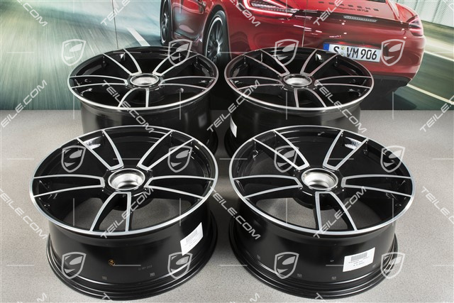 20+21-inch wheel rim set Turbo Sport 4, rims: front 9J x 20 ET41 + rear 11,J x 21 ET67