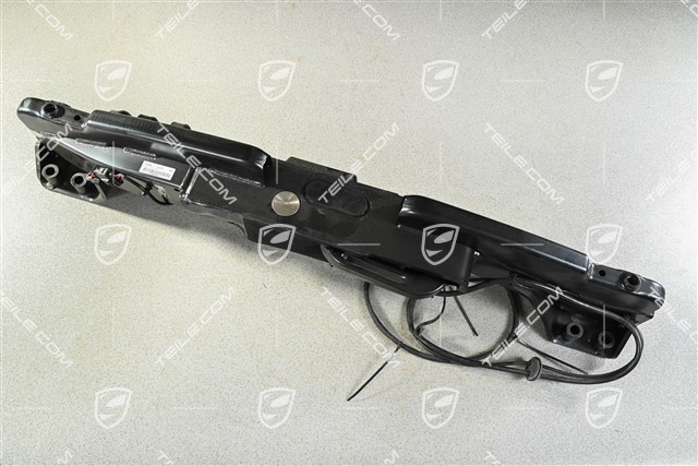 Trailer coupling electrically adjustable