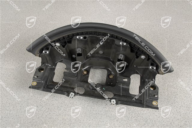 Instrumentenhutze / Schalttafelverkleidung Abdeckung, Kunstleder, Schwarz